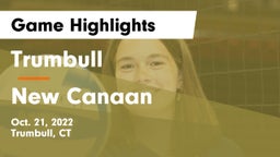 Trumbull  vs New Canaan  Game Highlights - Oct. 21, 2022