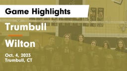 Trumbull  vs Wilton  Game Highlights - Oct. 4, 2023