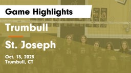 Trumbull  vs St. Joseph  Game Highlights - Oct. 13, 2023