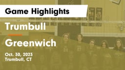 Trumbull  vs Greenwich  Game Highlights - Oct. 30, 2023