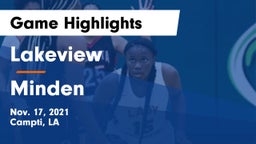 Lakeview  vs Minden  Game Highlights - Nov. 17, 2021
