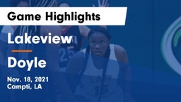 Lakeview  vs Doyle  Game Highlights - Nov. 18, 2021