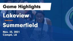 Lakeview  vs Summerfield  Game Highlights - Nov. 23, 2021