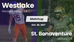 Matchup: Westlake  vs. St. Bonaventure  2017
