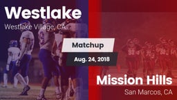 Matchup: Westlake  vs. Mission Hills  2018