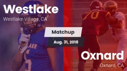 Matchup: Westlake  vs. Oxnard  2018