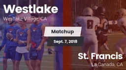 Matchup: Westlake  vs. St. Francis  2018