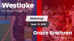 Matchup: Westlake  vs. Grace Brethren  2018