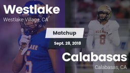 Matchup: Westlake  vs. Calabasas  2018