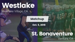 Matchup: Westlake  vs. St. Bonaventure  2018