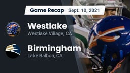 Recap: Westlake  vs. Birmingham  2021