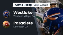 Recap: Westlake  vs. Paraclete  2023