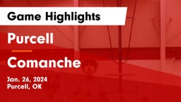 Purcell  vs Comanche  Game Highlights - Jan. 26, 2024