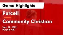Purcell  vs Community Christian  Game Highlights - Jan. 22, 2022