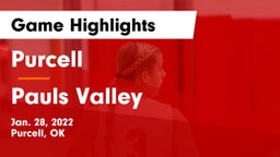 Purcell  vs Pauls Valley  Game Highlights - Jan. 28, 2022