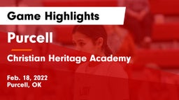 Purcell  vs Christian Heritage Academy Game Highlights - Feb. 18, 2022