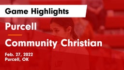 Purcell  vs Community Christian  Game Highlights - Feb. 27, 2022