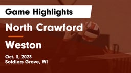 North Crawford  vs Weston  Game Highlights - Oct. 3, 2023