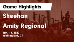 Sheehan  vs Amity Regional  Game Highlights - Jan. 18, 2022