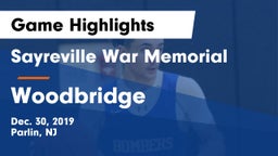 Sayreville War Memorial  vs Woodbridge  Game Highlights - Dec. 30, 2019