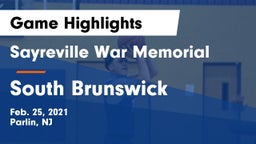 Sayreville War Memorial  vs South Brunswick  Game Highlights - Feb. 25, 2021