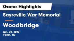 Sayreville War Memorial  vs Woodbridge  Game Highlights - Jan. 20, 2022