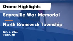 Sayreville War Memorial  vs North Brunswick Township  Game Highlights - Jan. 7, 2023