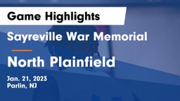 Sayreville War Memorial  vs North Plainfield  Game Highlights - Jan. 21, 2023