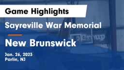 Sayreville War Memorial  vs New Brunswick  Game Highlights - Jan. 26, 2023