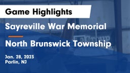 Sayreville War Memorial  vs North Brunswick Township  Game Highlights - Jan. 28, 2023
