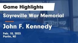 Sayreville War Memorial  vs John F. Kennedy  Game Highlights - Feb. 10, 2023