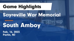 Sayreville War Memorial  vs South Amboy  Game Highlights - Feb. 16, 2023