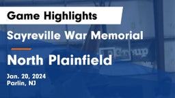 Sayreville War Memorial  vs North Plainfield  Game Highlights - Jan. 20, 2024