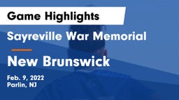 Sayreville War Memorial  vs New Brunswick  Game Highlights - Feb. 9, 2022