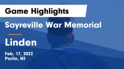 Sayreville War Memorial  vs Linden  Game Highlights - Feb. 17, 2022