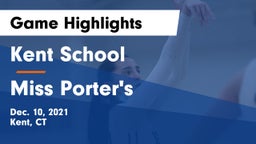 Kent School vs Miss Porter's  Game Highlights - Dec. 10, 2021