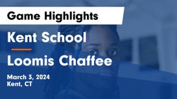 Kent School vs Loomis Chaffee Game Highlights - March 3, 2024