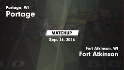 Matchup: Portage  vs. Fort Atkinson  2016