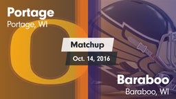 Matchup: Portage  vs. Baraboo  2016