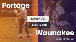 Matchup: Portage  vs. Waunakee  2017