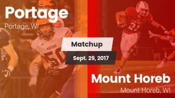 Matchup: Portage  vs. Mount Horeb  2017