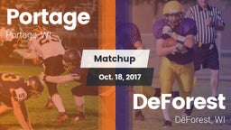 Matchup: Portage  vs. DeForest  2017