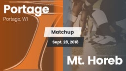 Matchup: Portage  vs. Mt. Horeb  2018