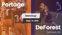 Matchup: Portage  vs. DeForest  2019