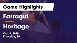 Farragut  vs Heritage  Game Highlights - Oct. 9, 2020