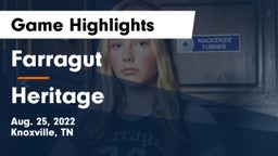 Farragut  vs Heritage  Game Highlights - Aug. 25, 2022