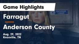 Farragut  vs Anderson County  Game Highlights - Aug. 29, 2022