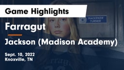 Farragut  vs Jackson (Madison Academy) Game Highlights - Sept. 10, 2022