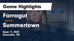 Farragut  vs Summertown Game Highlights - Sept. 9, 2022