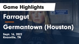 Farragut  vs Germantown (Houston) Game Highlights - Sept. 16, 2022